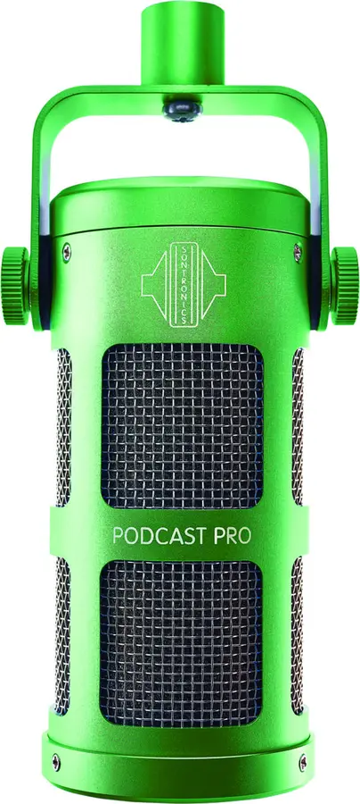Sontronics ST-PCP Podcast PRO Green Dynamisk supercardioid Podcast-mikrofon 