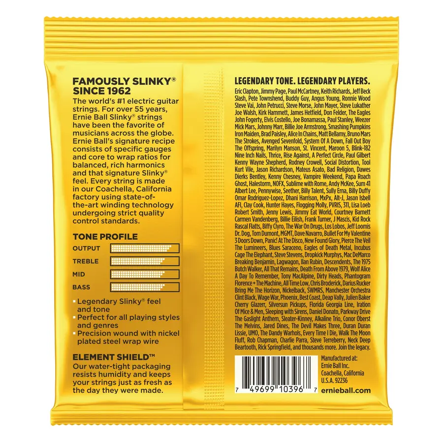 Ernie Ball EB-2216 (010-054) Skinny Top Heavy Bottom 