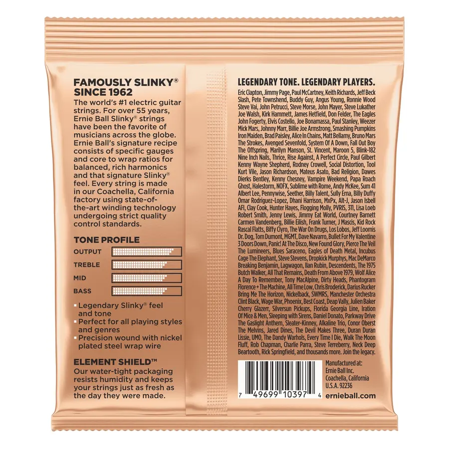 Ernie Ball EB-2224 Turbo Slinky (0095-046) 