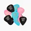 Ernie Ball EB-9176 Cellulose Picks Thin mixed colors, 12 pk