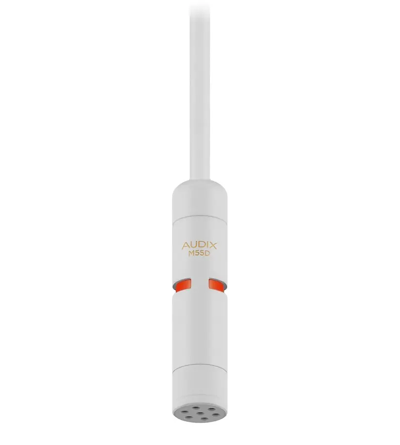 Audix M55WD hanging 12mm Condenser Mic Dante, LED status indicator 