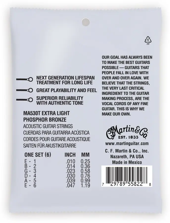 Martin Lifespan MA530T X-Light (010-047) 