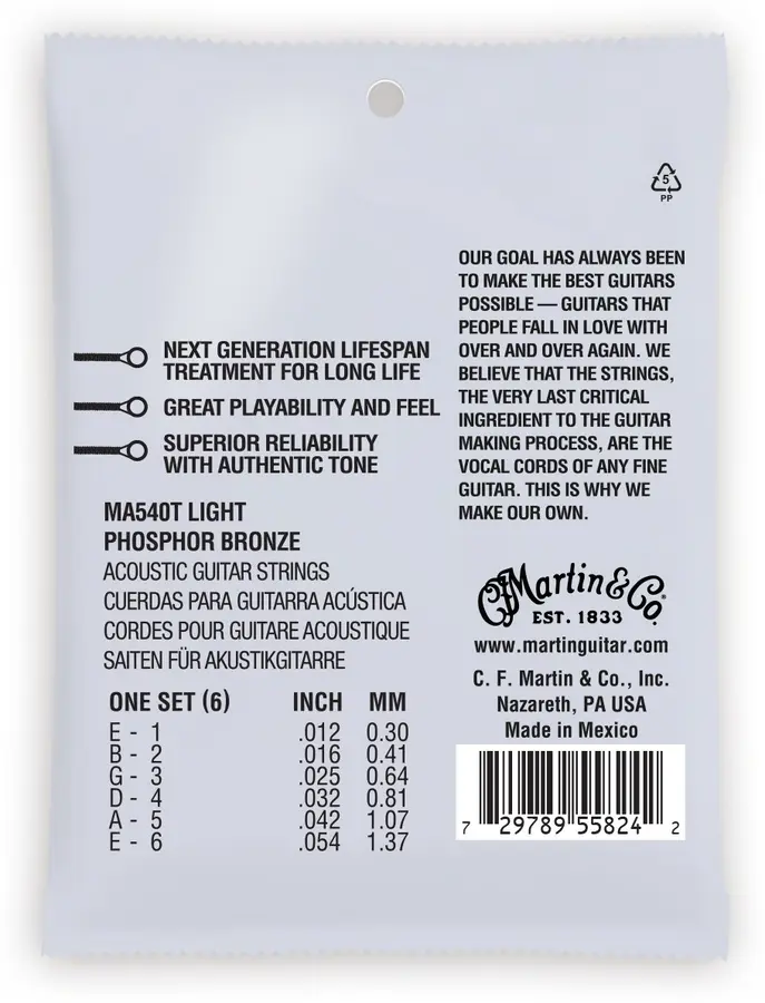 Martin Lifespan MA540T Light (012-054) 