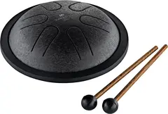 Meinl Sonic Energy MSTD1BK Mini Steel Tongue Drum, C Major, Black