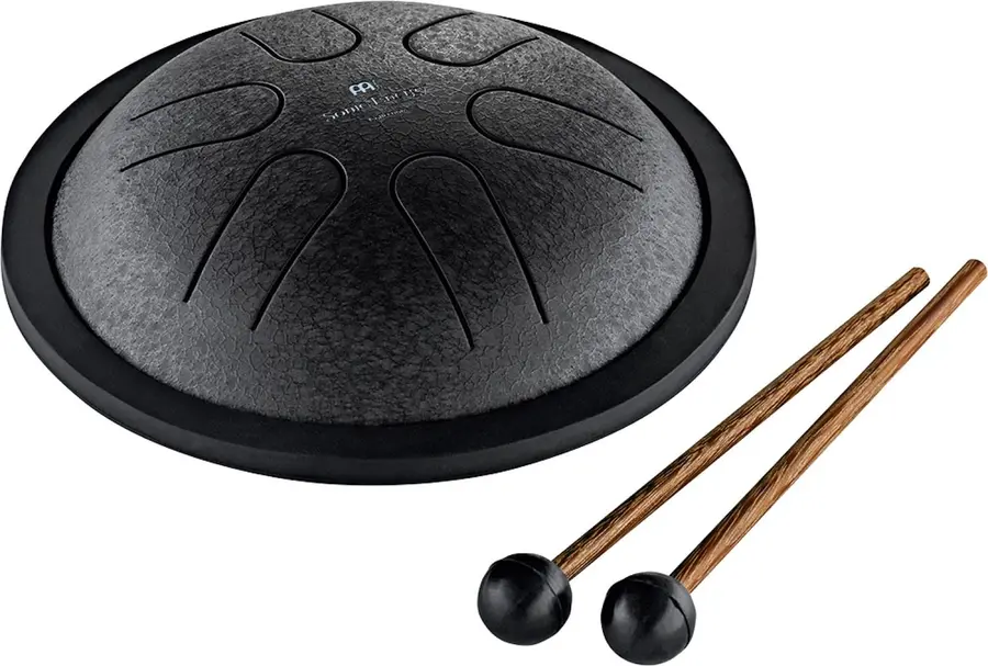 Meinl Sonic Energy MSTD1BK Mini Steel Tongue Drum, C Major, Black 
