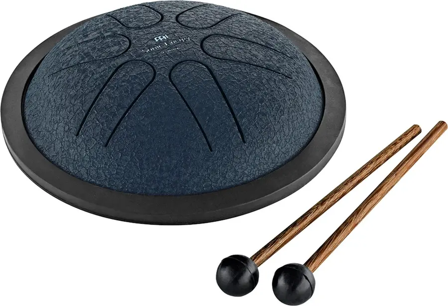 Meinl Sonic Energy MSTD2NB Mini Steel Tongue Drum,A Major,Navy Blue 