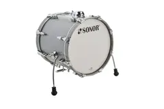 Sonor AQ2 1615 Basstromme 17340 Titanium Quartz, with mount