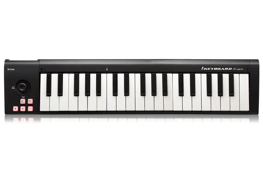 iCon iKeyboard 4 Mini USB MIDI Controller Keyboard, 37 keys 