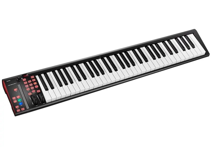 iCon iKeyboard 6X USB MIDI Controller Keyboard, 61 keys 