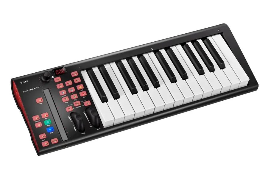 iCon iKeyboard 3X USB MIDI Controller Keyboard, 25 keys 