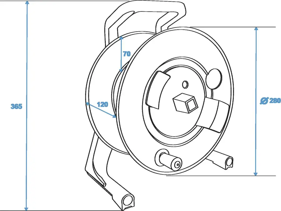 Schill kabeltrommel IT266.RM A=280/C=11 