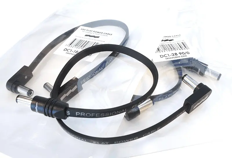 EBS Flat Strømkabel 90° til rett 48 cm DC1-48-9000 