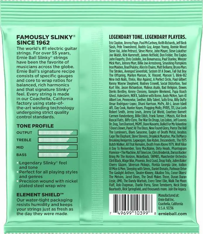 Ernie Ball EB-2229 Hyper Slinky Nickel (008-042) 