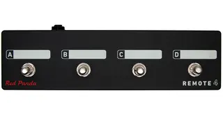 Red Panda Remote 4 Preset Footswitch