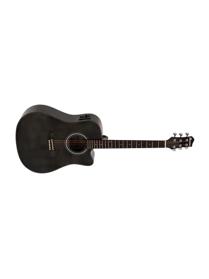 Dimavery STW-90 Western Guitar vintage black 