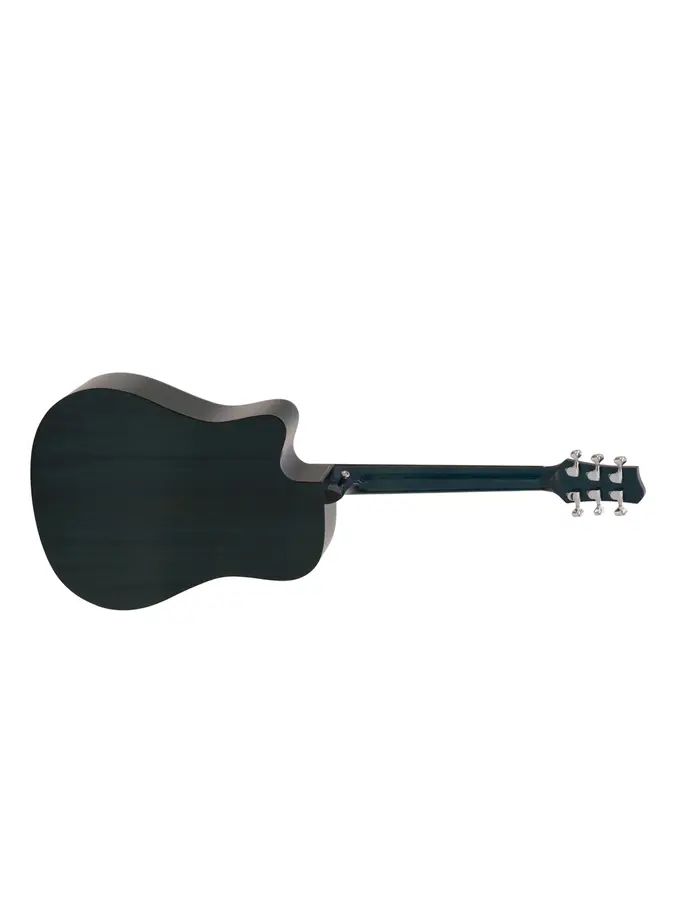 Dimavery STW-90 Western Guitar crystal blue 