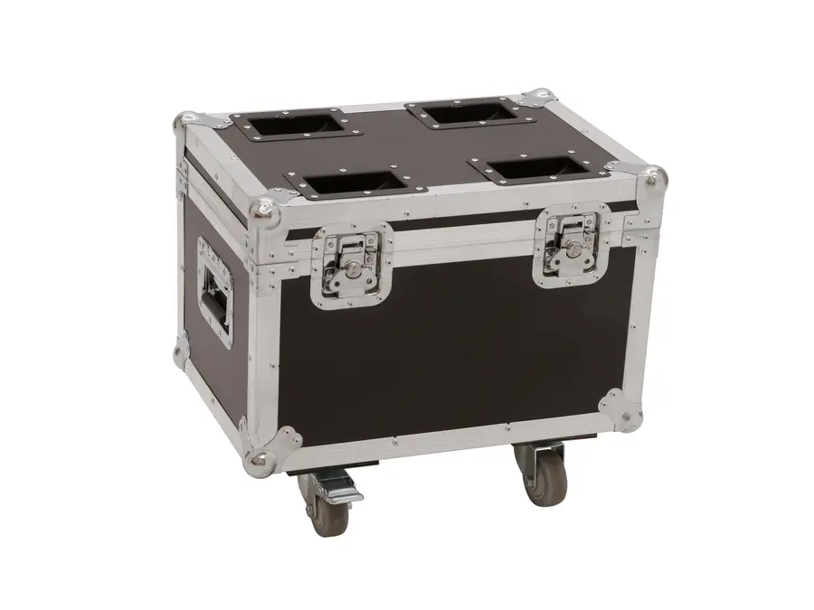 Roadinger Flightcase 4x LED TMH-13/17/S30/W36 