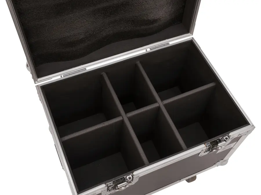 Roadinger Flightcase 4x LED TMH-13/17/S30/W36 