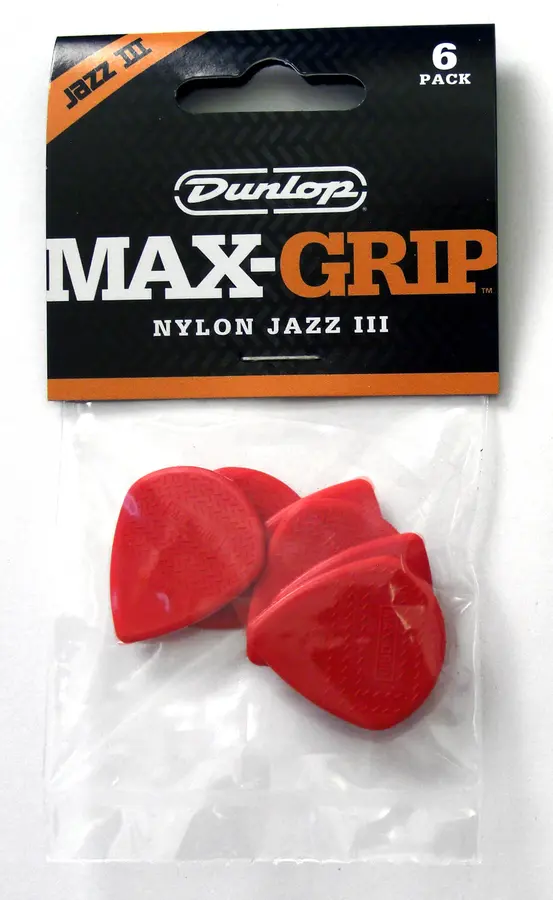 Dunlop 471P3N Nyl Max Grip JZ 6-pakning 