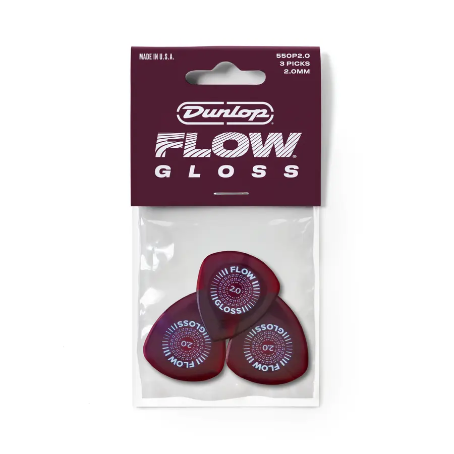 Dunlop 550P2.0 Flow Gloss 3-pakning 