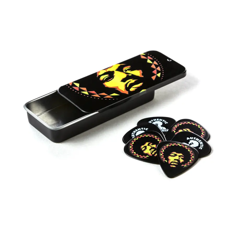 Dunlop JHPT16H Hendrix Aura Mandala Pick Tin 