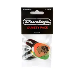 Dunlop PVP112 Acoustic Variety Pack 12-pakning