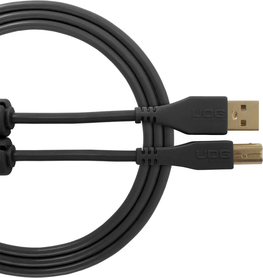 UDG Gear Ultimate USB 2.0 A-B Black Straight 1m 