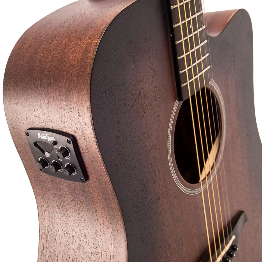 Vintage VE440WK Statesboro Dreadnought CW EQ 