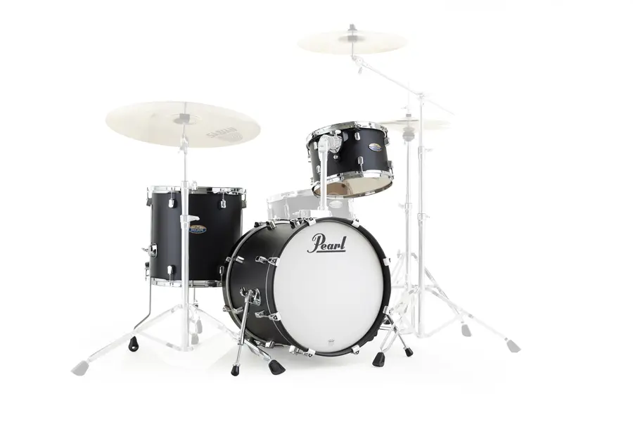 Pearl Decade Maple 20" Studio trommesett Shellpack - Satin Slate Black 