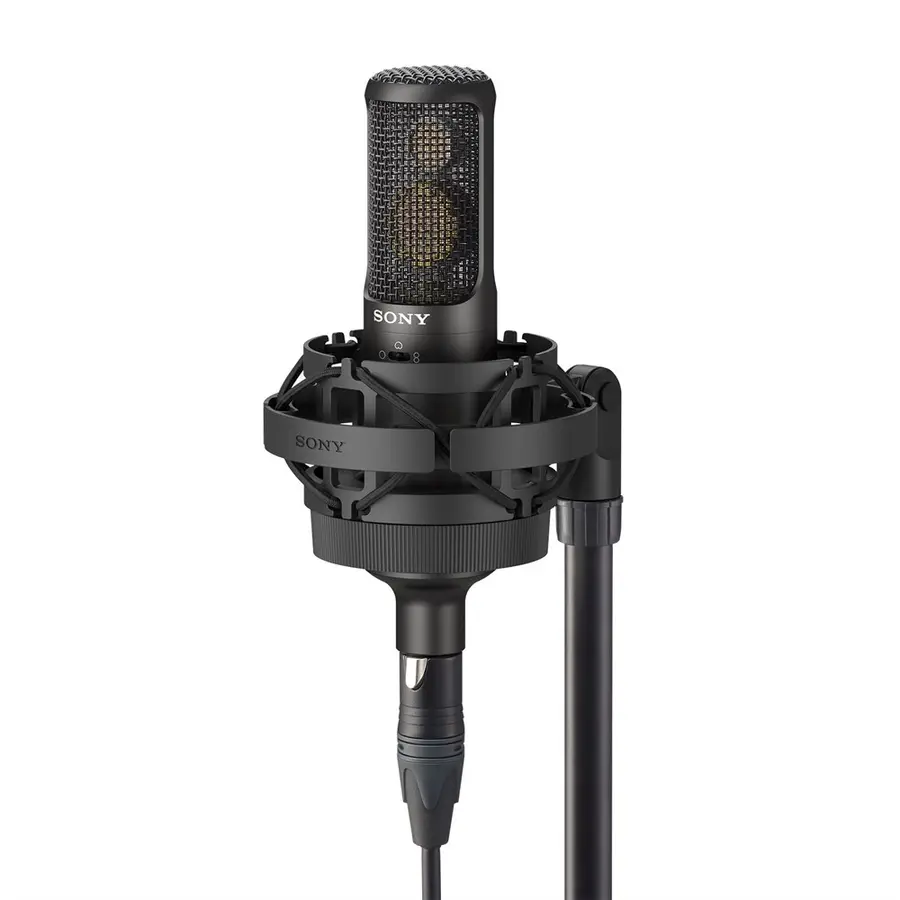 Sony C-100 high res audio Two way condenser microphone 