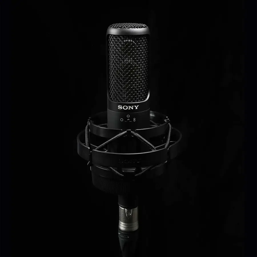 Sony C-100 high res audio Two way condenser microphone 
