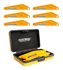 Music Nomad MN668 6-piece E-Guitar Diamond Coated Nut File Set Medium