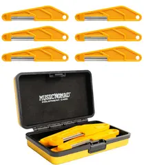 Music Nomad MN670 6-piece A-Guitar Diamond Coated Nut File Set Light/Med