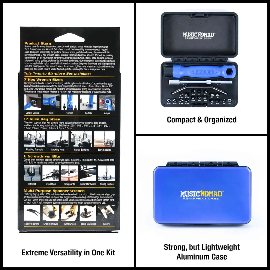 Music Nomad Keep It Simple Setup Kiss Starter Kit Bundle 