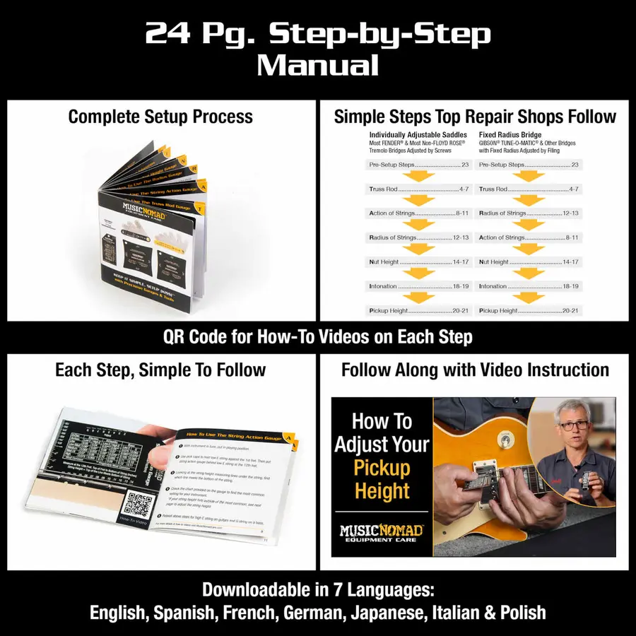 Music Nomad Keep It Simple Setup Kiss Starter Kit Bundle 