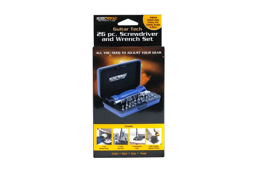 Music Nomad Premium Guitar Tech Screwdriver and wrench set MN229 