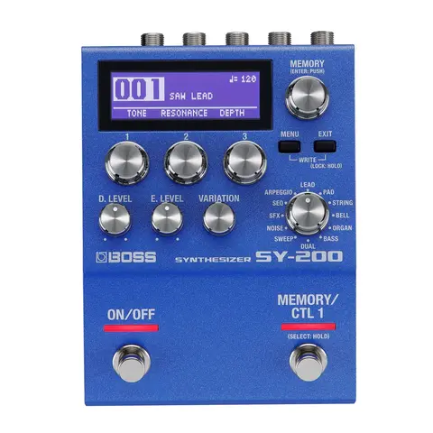 Boss SY-200 Synthesizerpedal* *Kunderetur