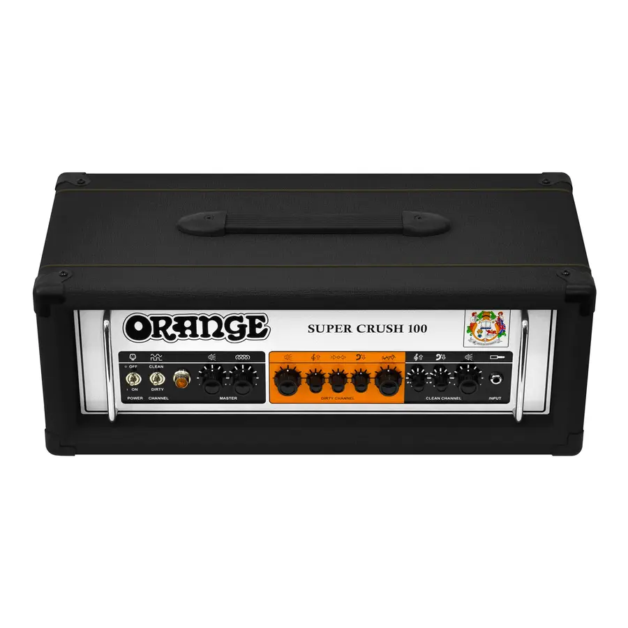 Orange Super Crush 100 Head Black 