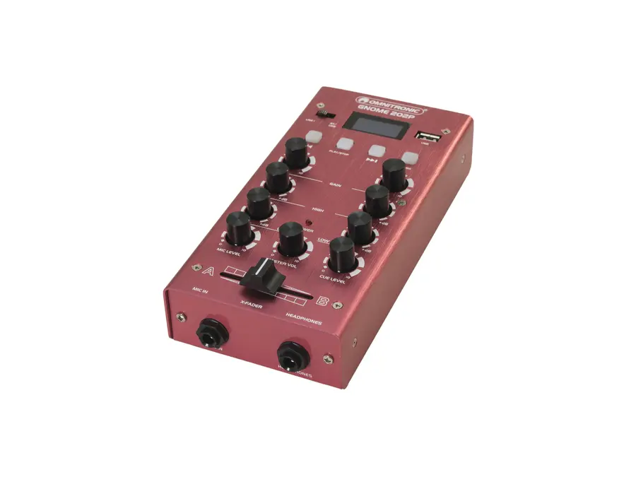 Omnitronic GNOME-202P Mini Mixer red 