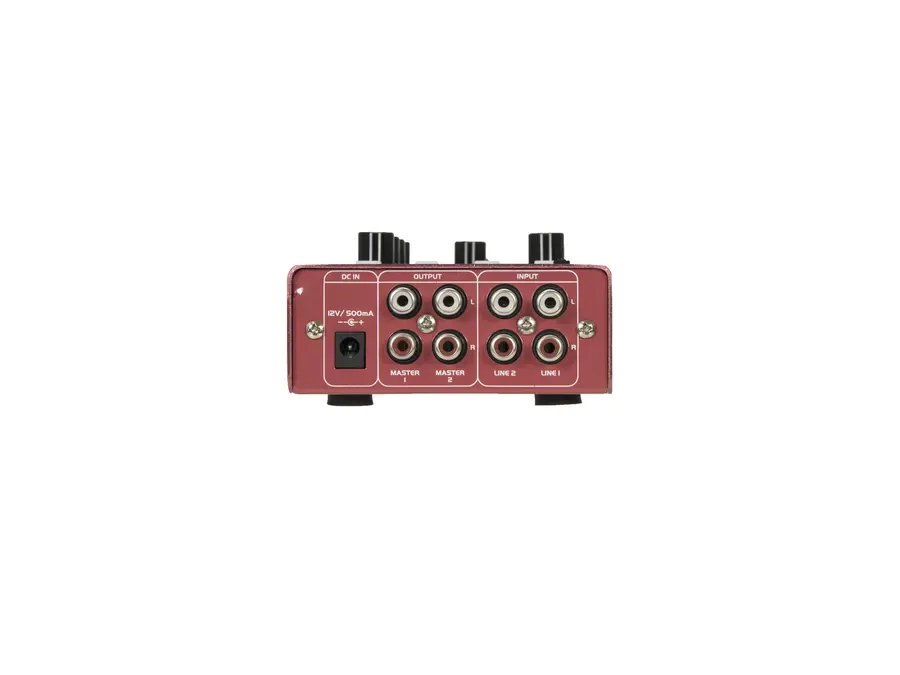 Omnitronic GNOME-202P Mini Mixer red 