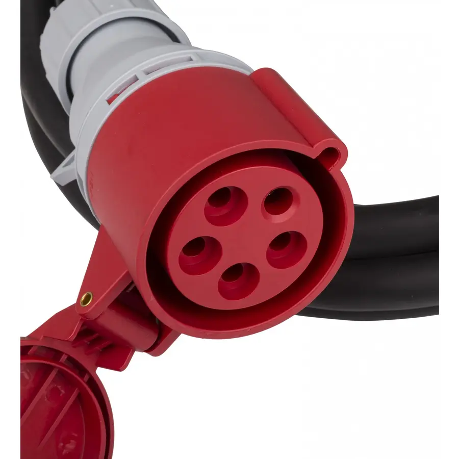 Briteq kabel, 32A/400V 10 meter. Med krymp for merking 
