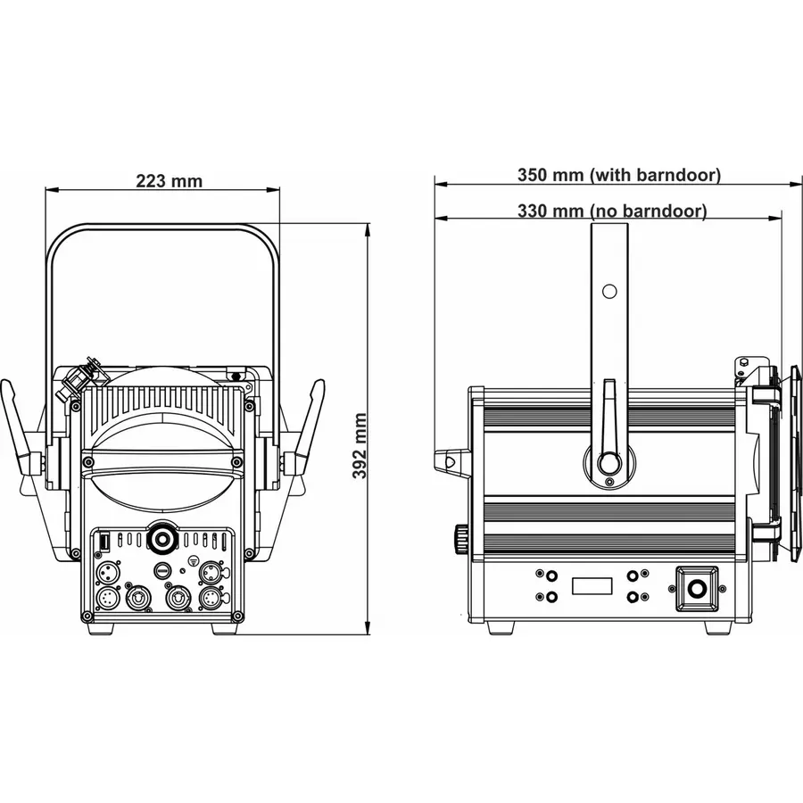 Briteq BT-THEATRE 100MZ Fresnell Sort. 100W, 3000K. CRI>96. 15-45° 
