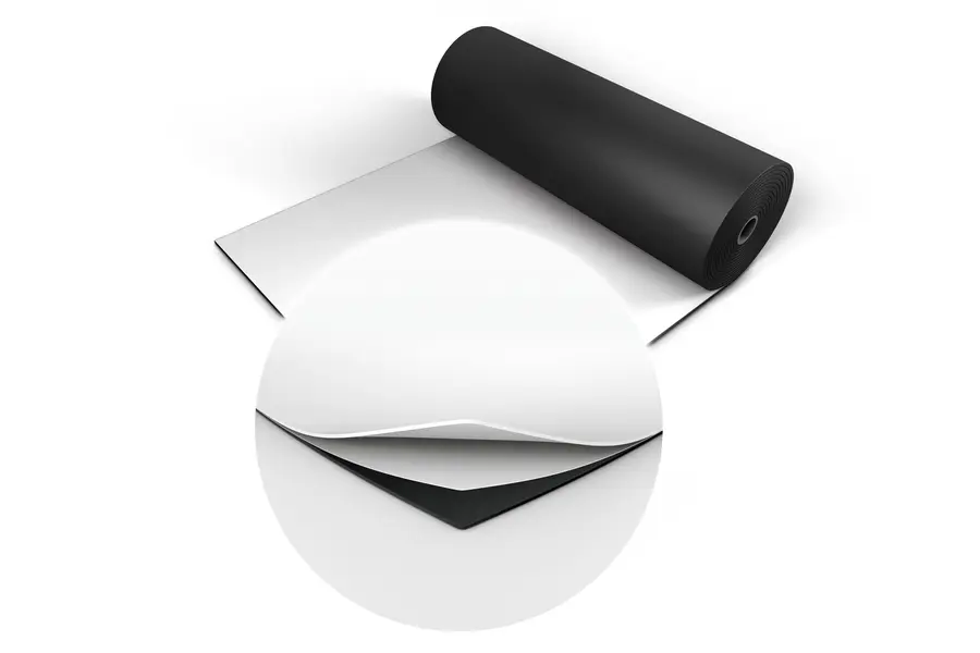 Harlequin Duo Pro black/white dansegulv Vendbar, sort/hvit, 2m x 30m rull 