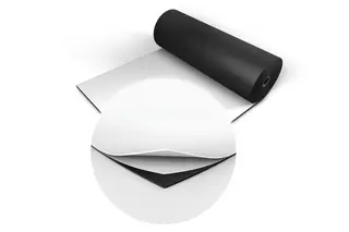 Harlequin Duo Pro black/white dansegulv Vendbar, sort/hvit, 2m x 20m rull