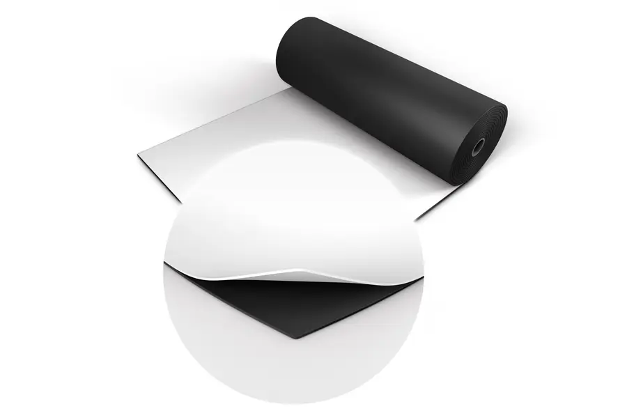 Harlequin Duo black/white dansegulv Vendbar, sort/hvit, 2 x 10m rull 