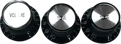 Yellow Parts EZ2215B knobs Sort (3 stk)