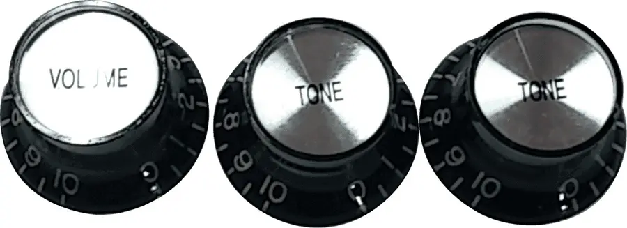 Yellow Parts EZ2215B knobs Sort (3 stk) 