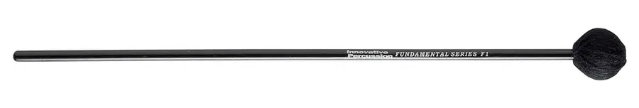 Innovative Percussion F1 Soft Marimba Mallets - Black Yarn. Birch 