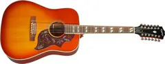 Epiphone Hummingbird 12 All Solid Wood Aged Cherry Sunburst Gloss