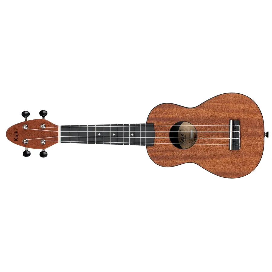 Ortega K2-MAH-L Keiki Soprano ukulelepakke, Mahogany, Lefthand 
